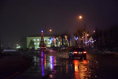 В Спас-Клепиках установили главную новогоднюю ель